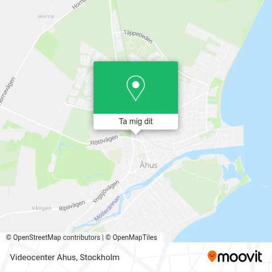 Videocenter Ahus karta