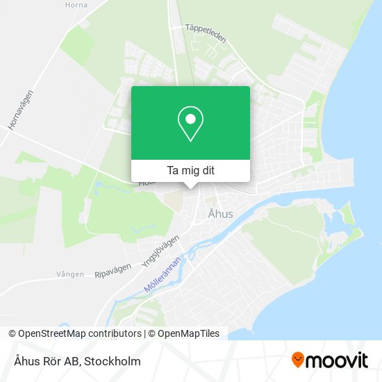 Åhus Rör AB karta