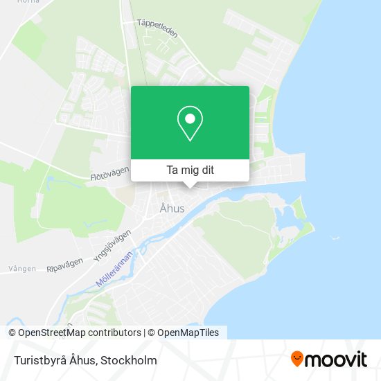Turistbyrå Åhus karta
