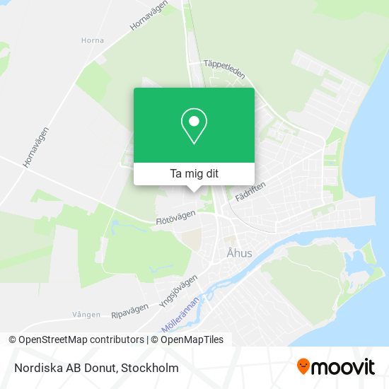 Nordiska AB Donut karta
