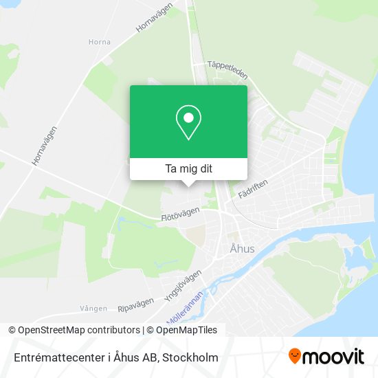 Entrémattecenter i Åhus AB karta