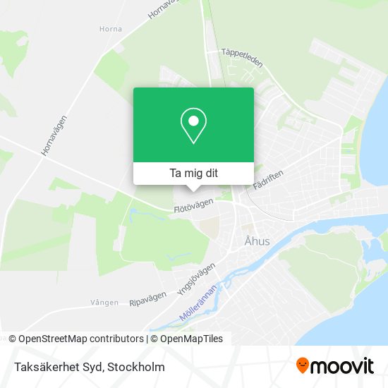 Taksäkerhet Syd karta