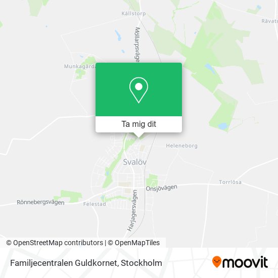 Familjecentralen Guldkornet karta