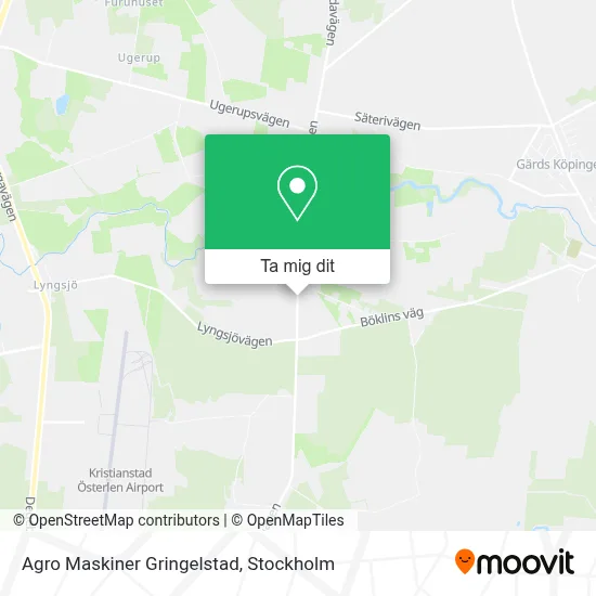 Agro Maskiner Gringelstad karta