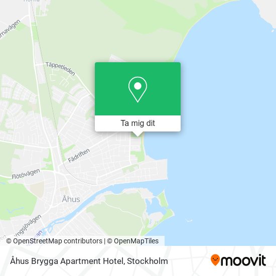 Åhus Brygga Apartment Hotel karta