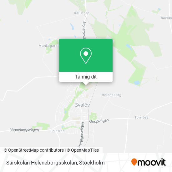Särskolan Heleneborgsskolan karta
