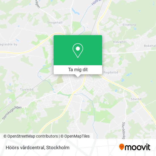 Höörs vårdcentral karta