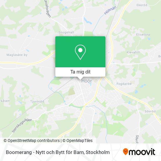 Boomerang - Nytt och Bytt för Barn karta