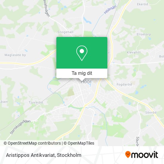 Aristippos Antikvariat karta