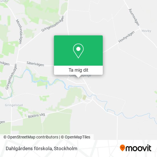 Dahlgårdens förskola karta