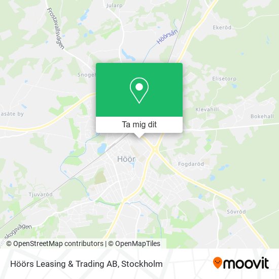 Höörs Leasing & Trading AB karta