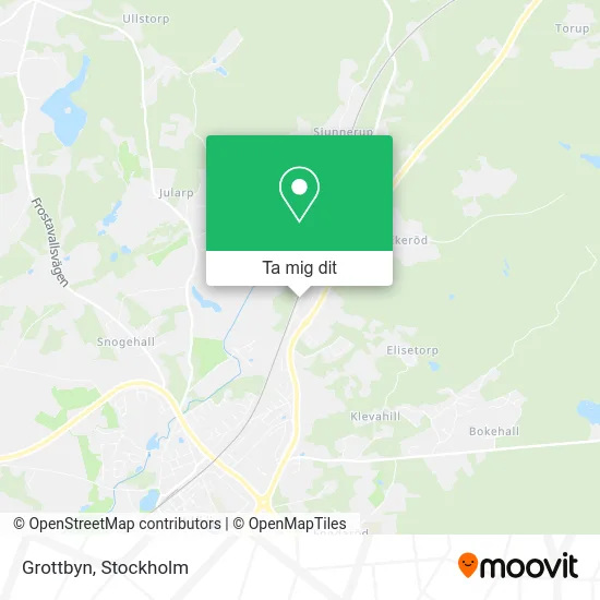 Grottbyn karta