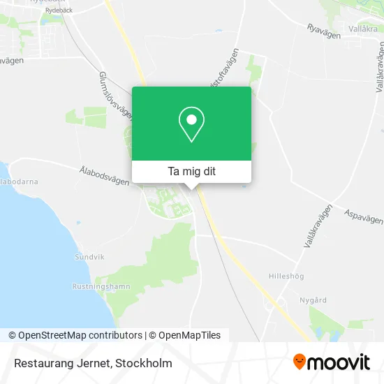 Restaurang Jernet karta