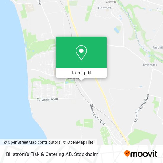 Billström's Fisk & Catering AB karta