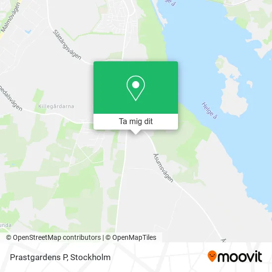 Prastgardens P karta