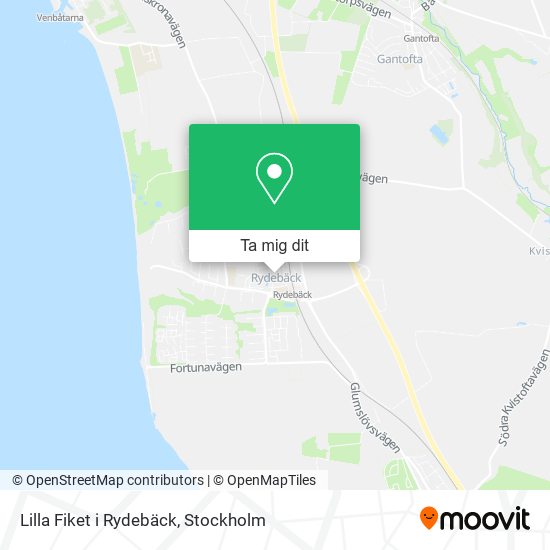 Lilla Fiket i Rydebäck karta
