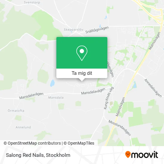 Salong Red Nails karta