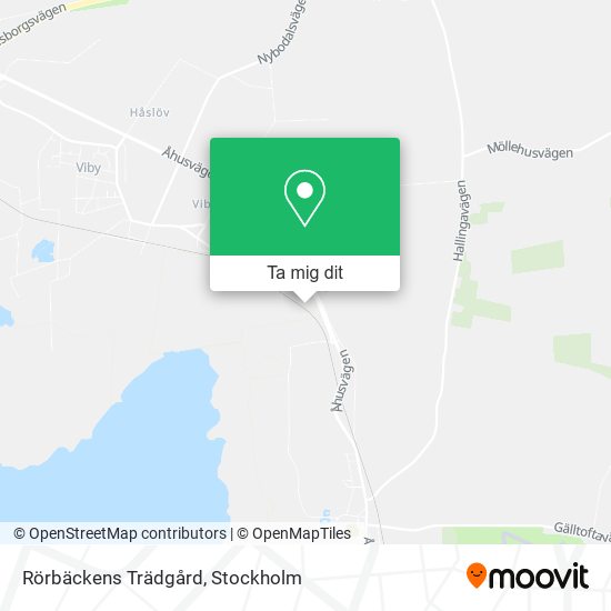 Rörbäckens Trädgård karta