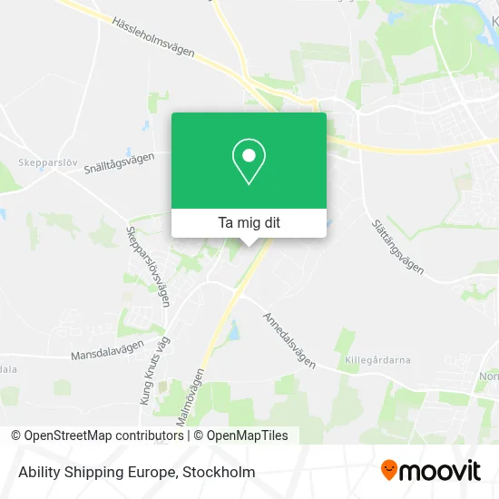 Ability Shipping Europe karta