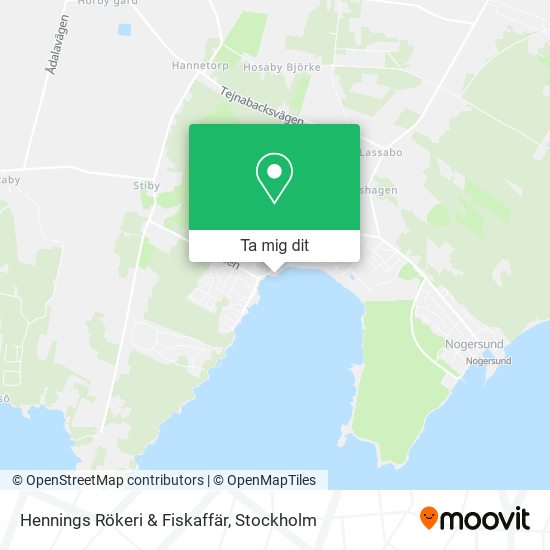Hennings Rökeri & Fiskaffär karta