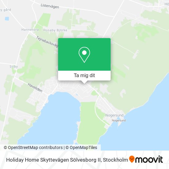 Holiday Home Skyttevägen Sölvesborg II karta