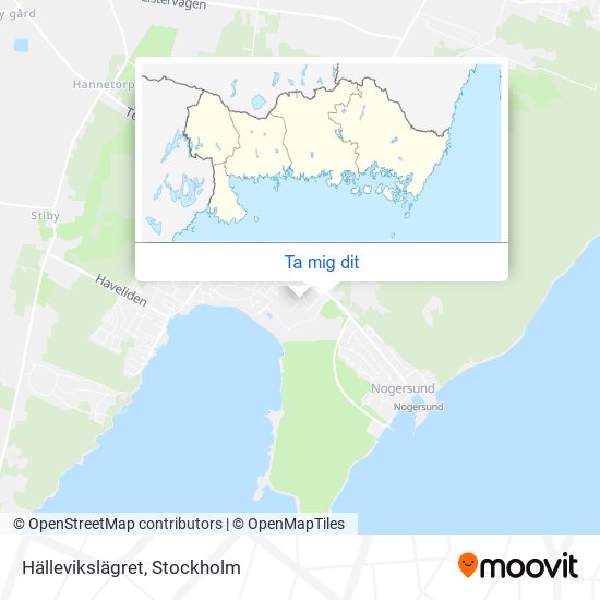 Hällevikslägret karta