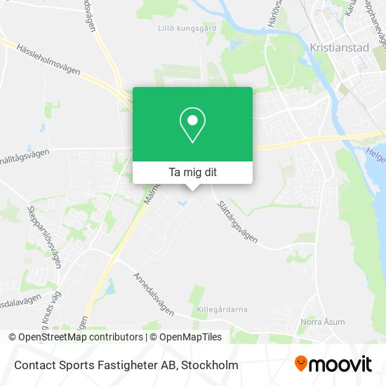 Contact Sports Fastigheter AB karta