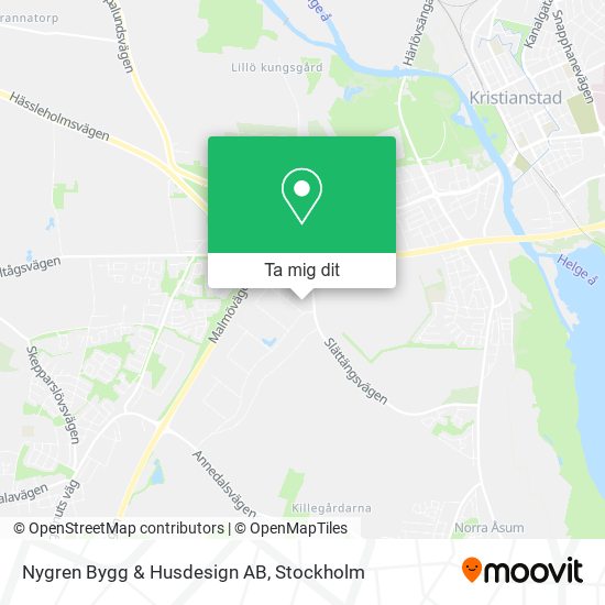 Nygren Bygg & Husdesign AB karta