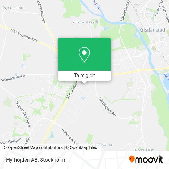 Hyrhöjden AB karta