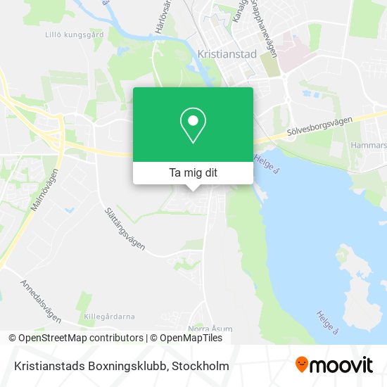 Kristianstads Boxningsklubb karta