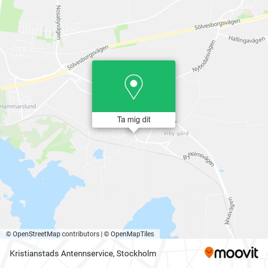 Kristianstads Antennservice karta
