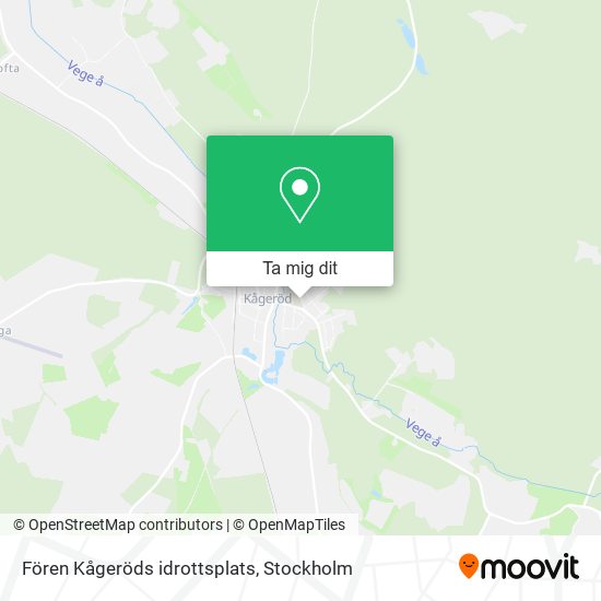 Fören Kågeröds idrottsplats karta