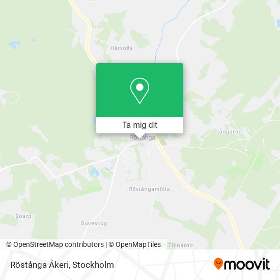 Röstånga Åkeri karta