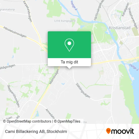 Cami Billackering AB karta