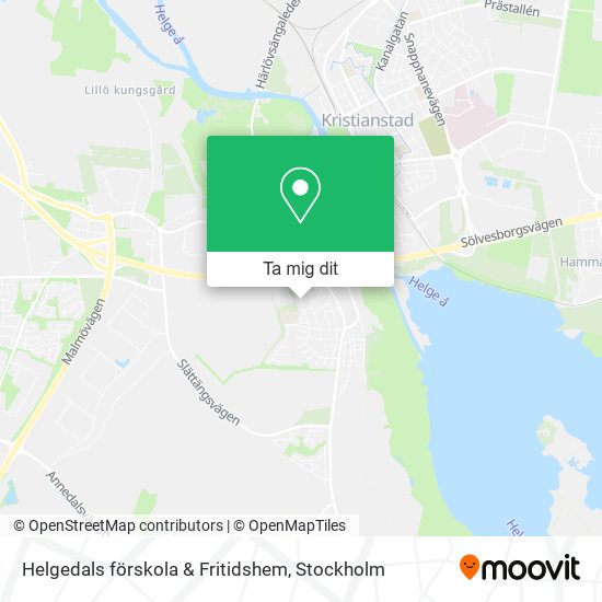 Helgedals förskola & Fritidshem karta