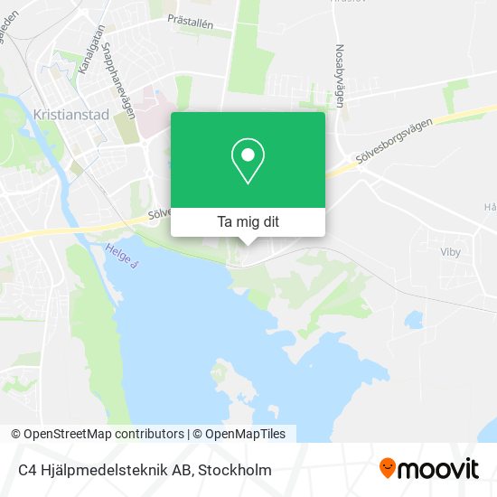 C4 Hjälpmedelsteknik AB karta