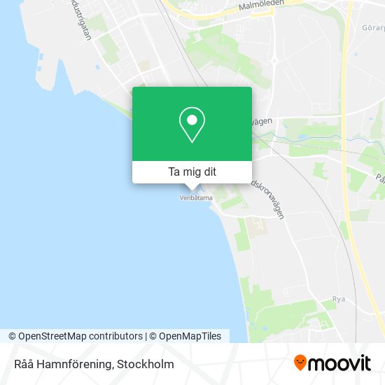 Råå Hamnförening karta