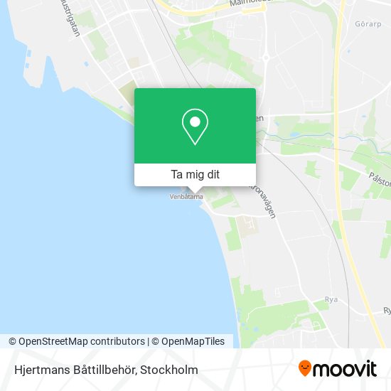 Hjertmans Båttillbehör karta