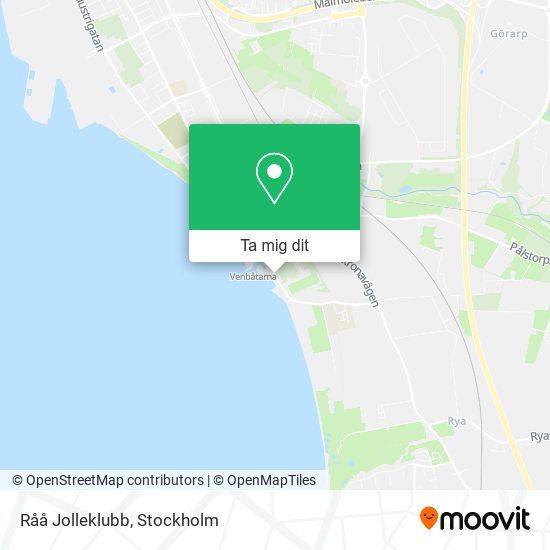 Råå Jolleklubb karta