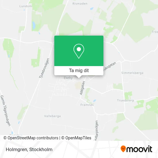 Holmgren karta