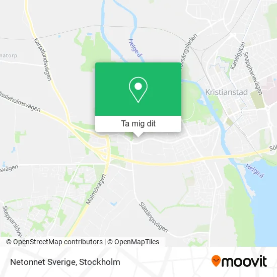 Netonnet Sverige karta