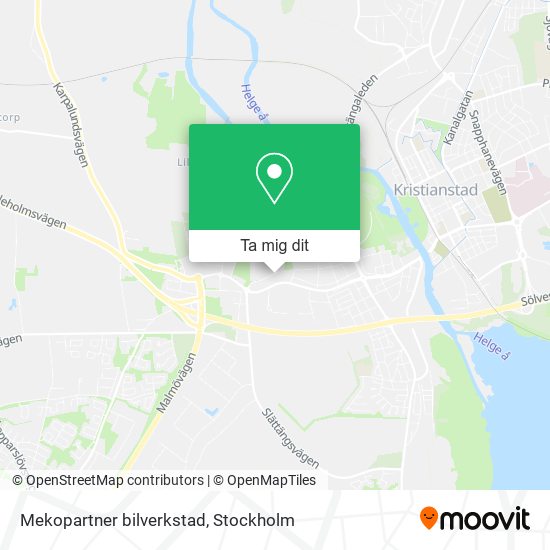 Mekopartner bilverkstad karta