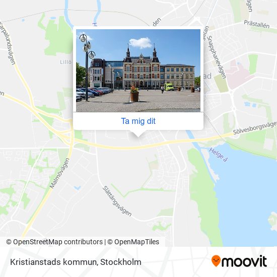 Kristianstads kommun karta