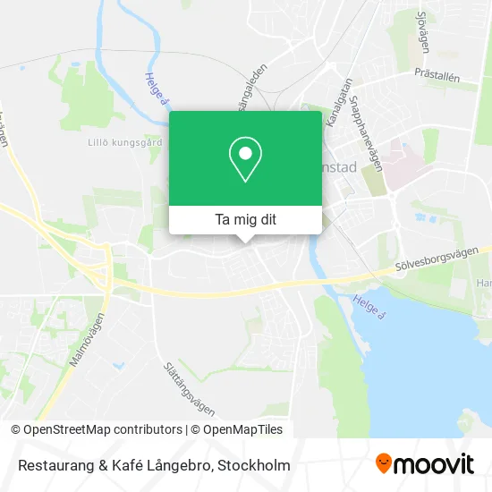 Restaurang & Kafé Långebro karta
