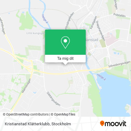 Kristianstad Klätterklubb karta