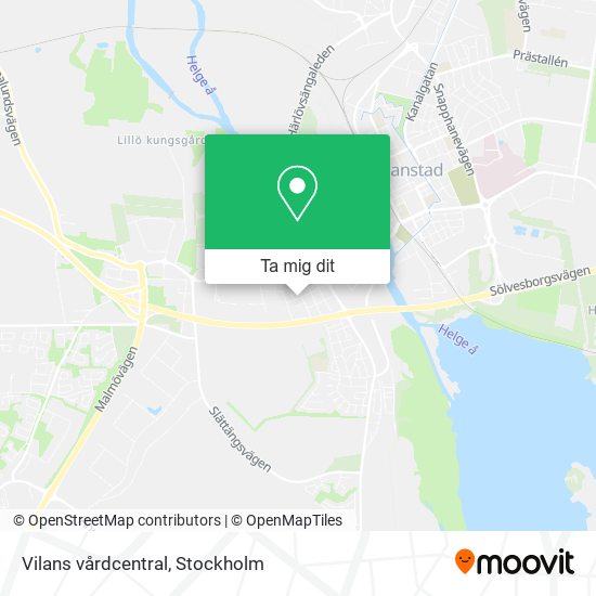 Vilans vårdcentral karta