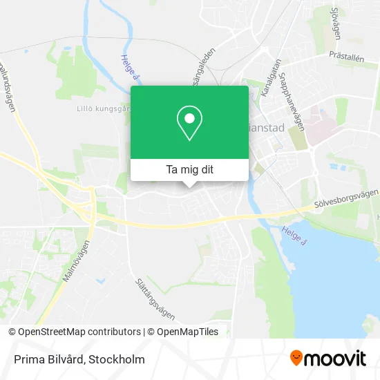 Prima Bilvård karta