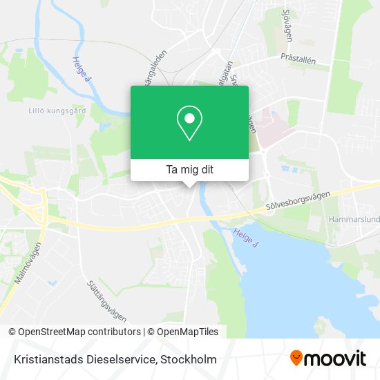 Kristianstads Dieselservice karta