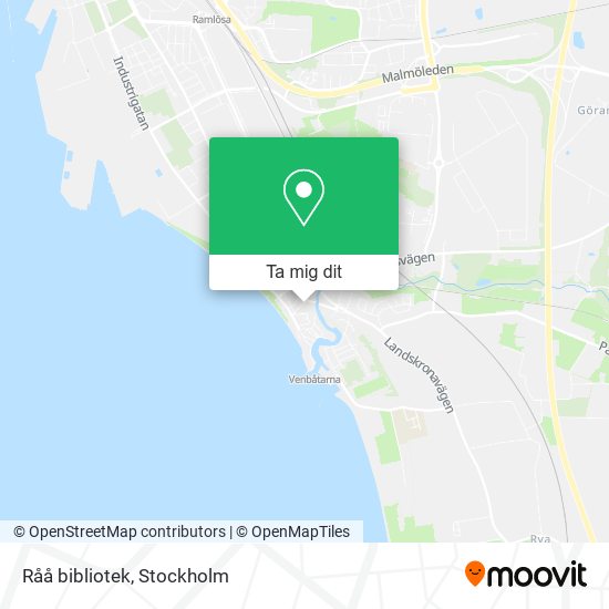 Råå bibliotek karta