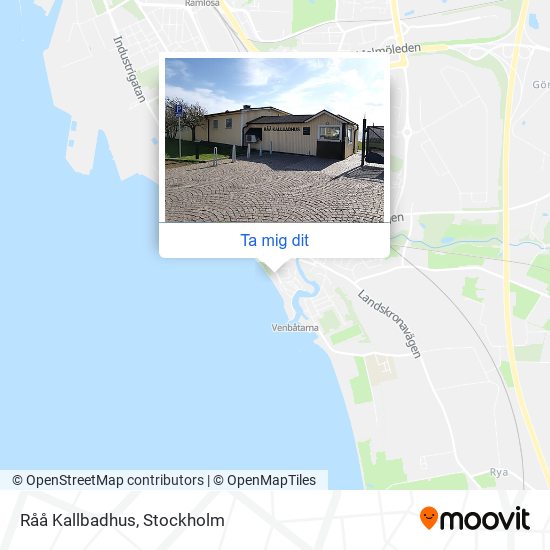 Råå Kallbadhus karta